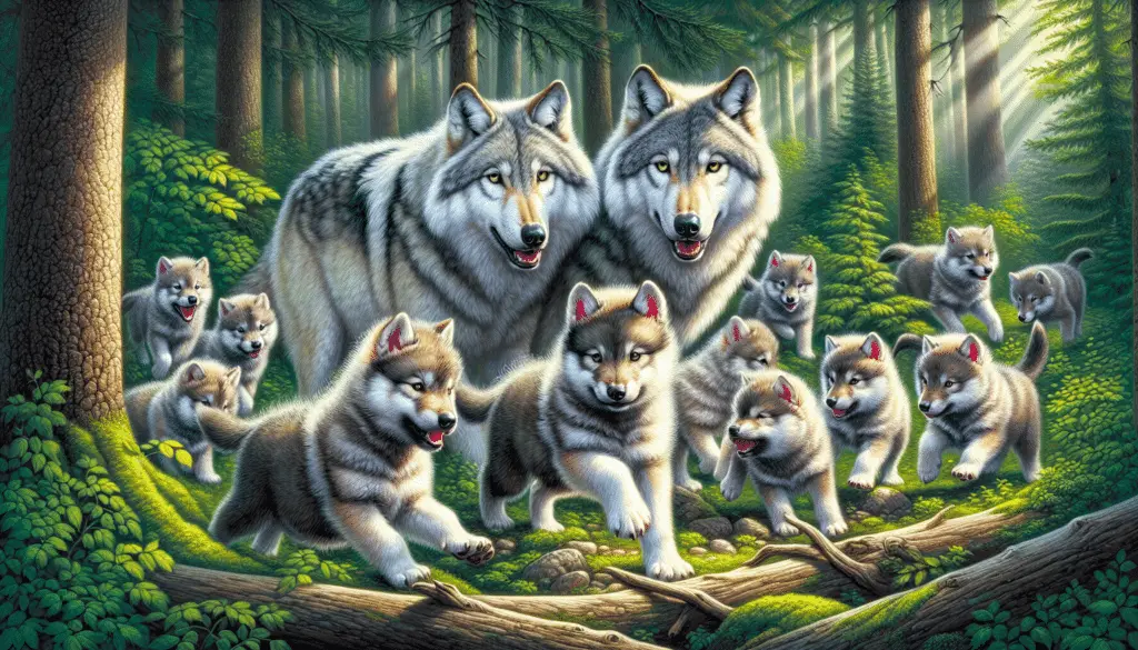 How Many Pups Do Wolves Have? - World Deer