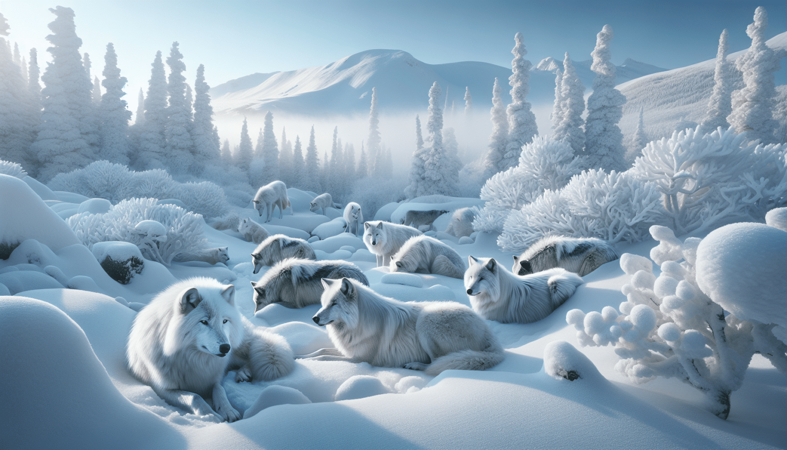 Hibernating Wolves How Wolves Survive Winter - World Deer
