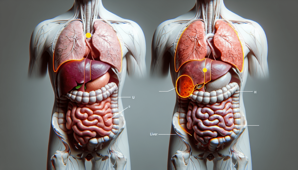 A very detailed image of two distinctly identifiable regions of a generic, nondescript anatomy display model which is not a human.